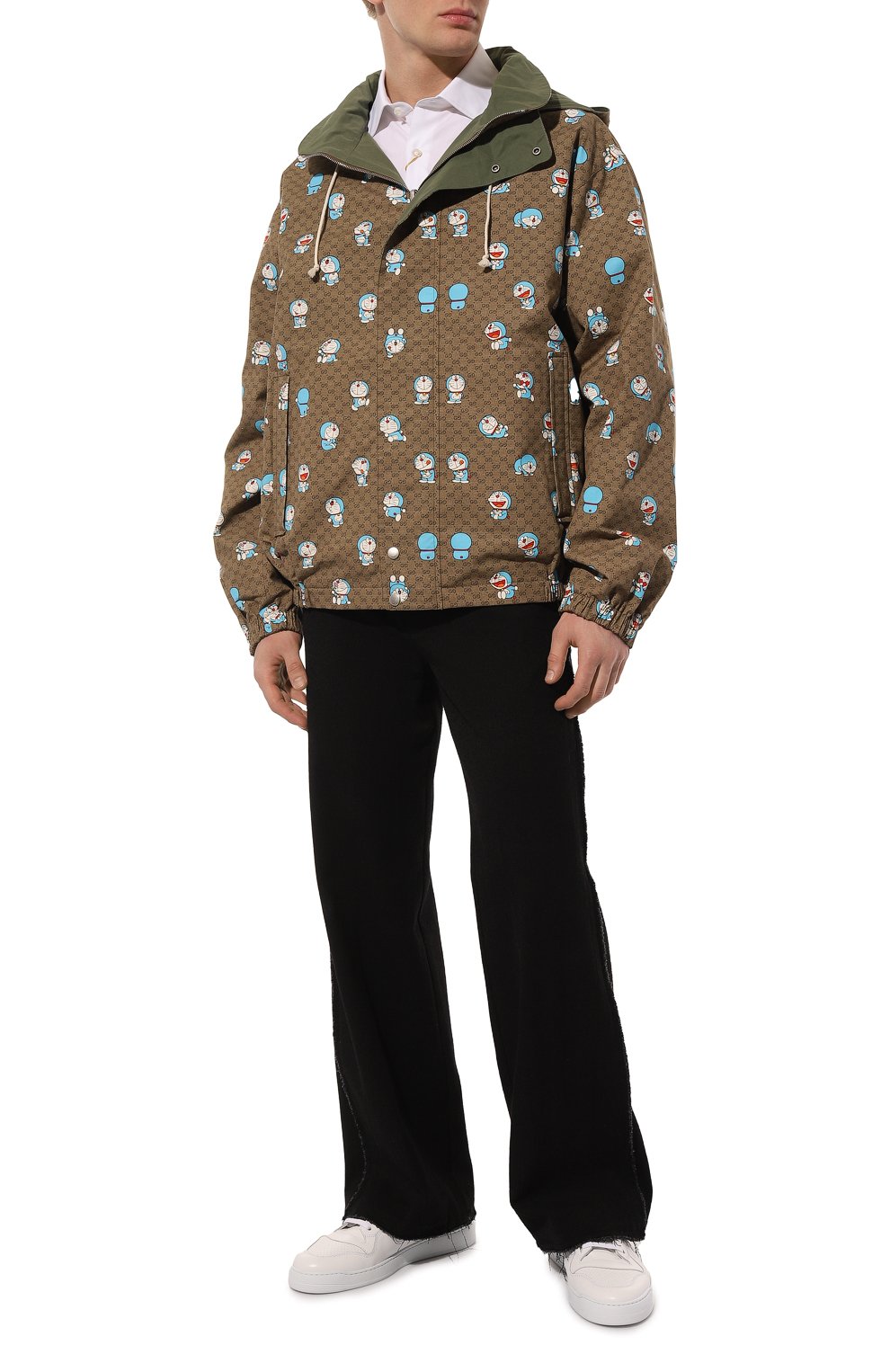 Бомбер GUCCI хаки цвета по цене 316800 руб., арт. 654753 ZAGUC, фото 2 Бомбер GUCCI, арт. 654753 ZAGUC, фото 2