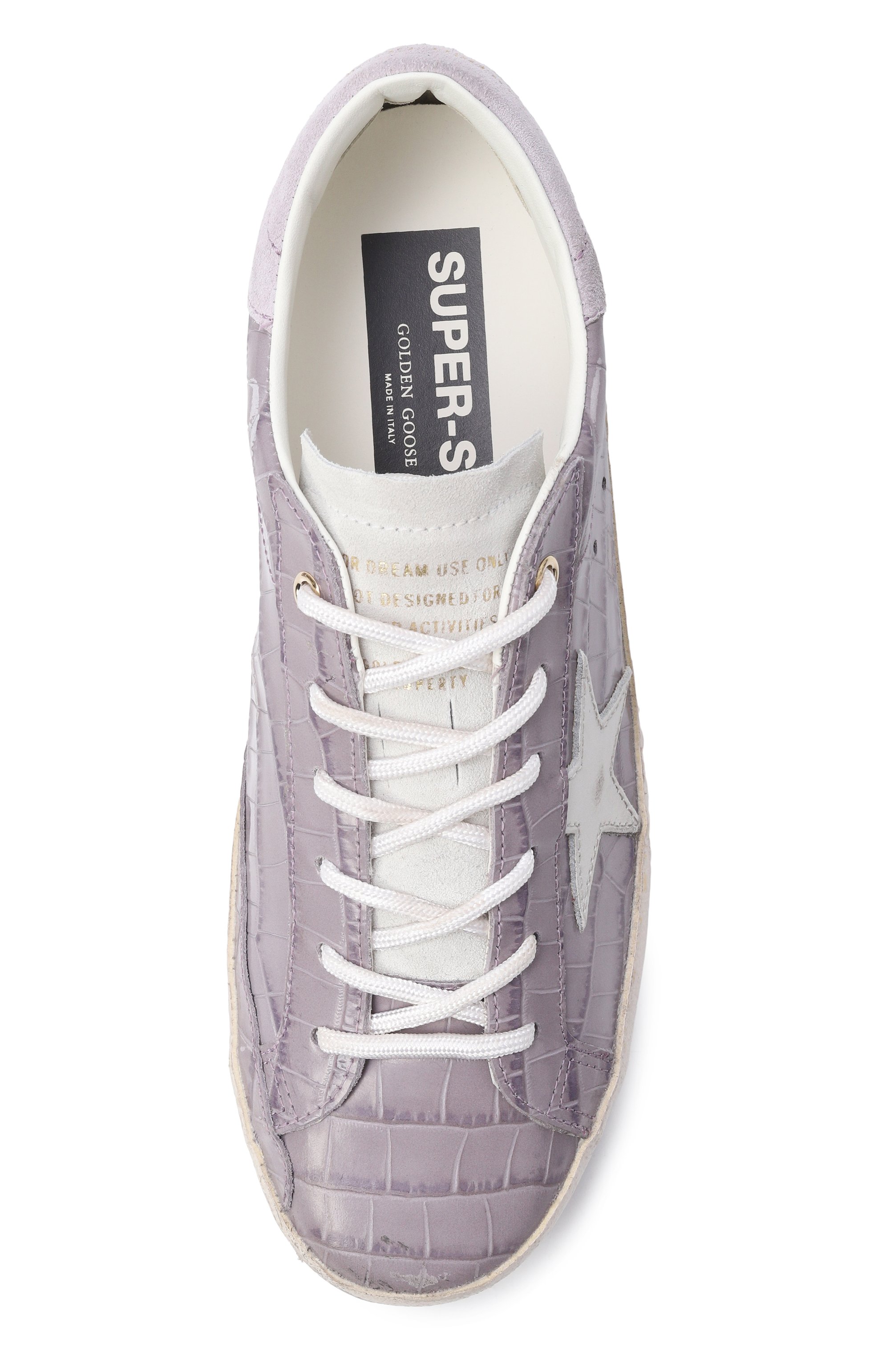 Кожаные кеды super-star GOLDEN GOOSE DELUXE BRAND, арт. GWF01002.F008118, фото 6