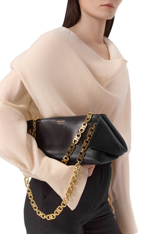 Сумка Folded small Ferragamo 21A371/787862 Чёрный  21A371/787862 Фото 2