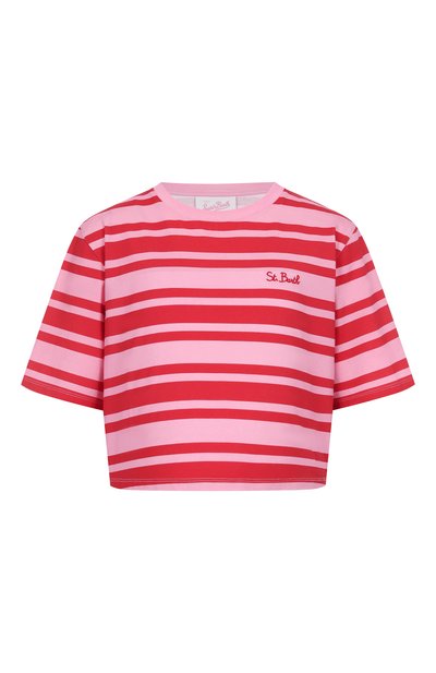 Женская хлопковая футболка MC2 SAINT BARTH, арт. STBW MALIA/06780H