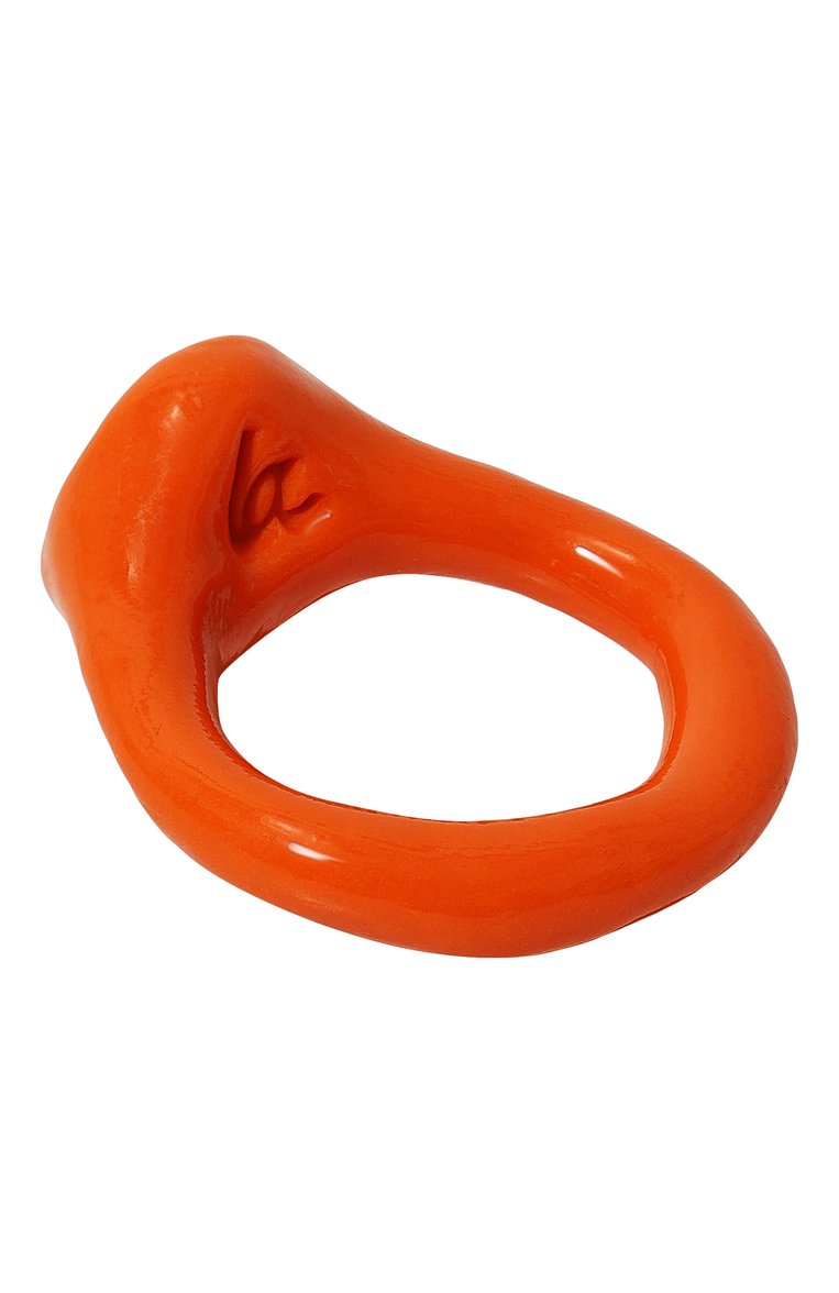 Женское кольцо LILI ARCHIVE оранжевого цвета, арт. RMBASIC3 | Фото 3 (Материал: Кристаллы, Пластик, Керамика; Региональные ограничения белый список (Axapta Mercury): Не проставлено; Нос: Не проставлено)
