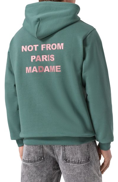 Хлопковое худи DROLE DE MONSIEUR, арт. E-H0162-C0127-DGN, фото 4