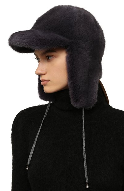 Шапка-ушанка из меха норки VICTORIA KUSENKOVA, арт. 090100089226, фото 2