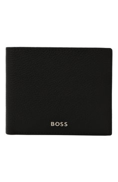 Мужской комплект из портмоне и ручки BOSS черного цвета, арт. HBPA00025M | Фото 2 (Нос: Не проставлено; Материал: Натуральная кожа; Материал сплава: Проставлено)