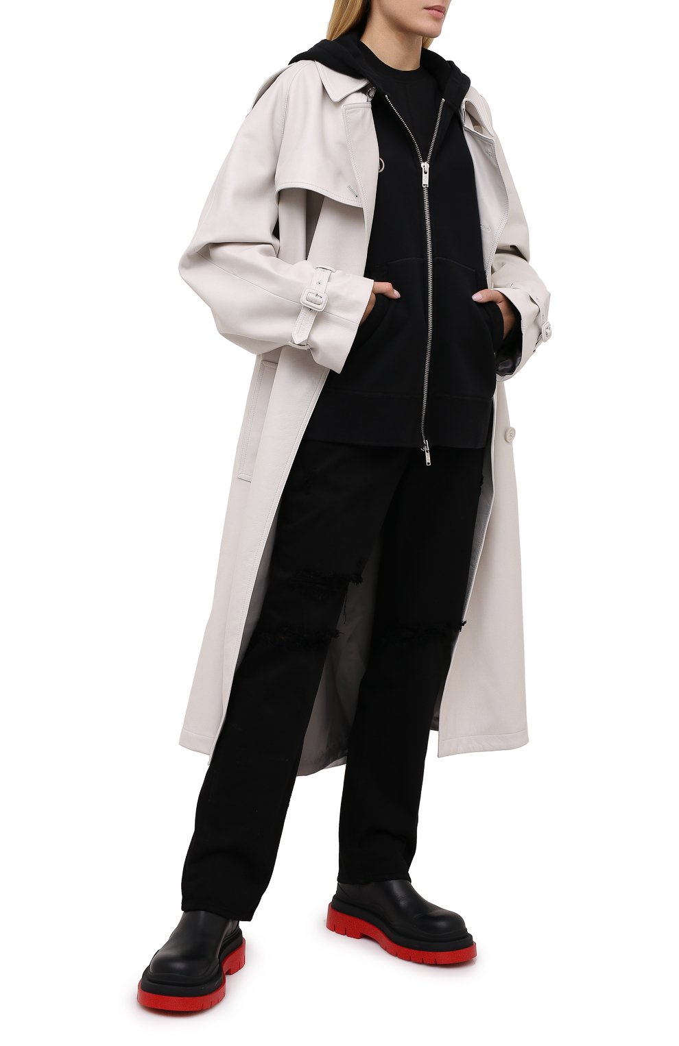 Хлопковая толстовка TOSKVA черного цвета по цене 19600 руб., арт. ZIP hoodie-HZ.U.001-W21-F5-900-100, фото 2 Хлопковая толстовка TOSKVA, арт. ZIP hoodie-HZ.U.001-W21-F5-900-100, фото 2