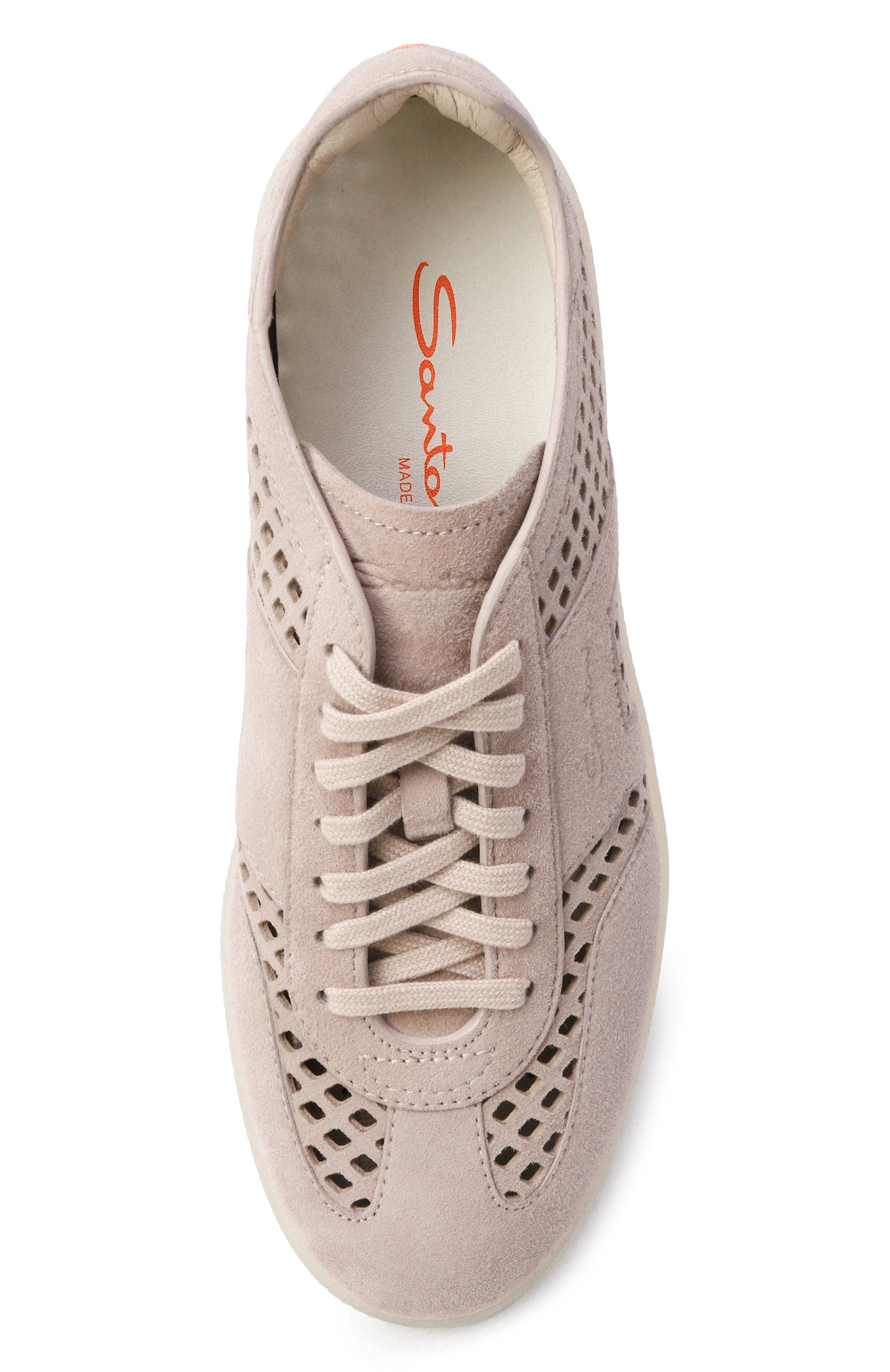 Замшевые кеды SANTONI, арт. WBPG61470TITTSQC, фото 6