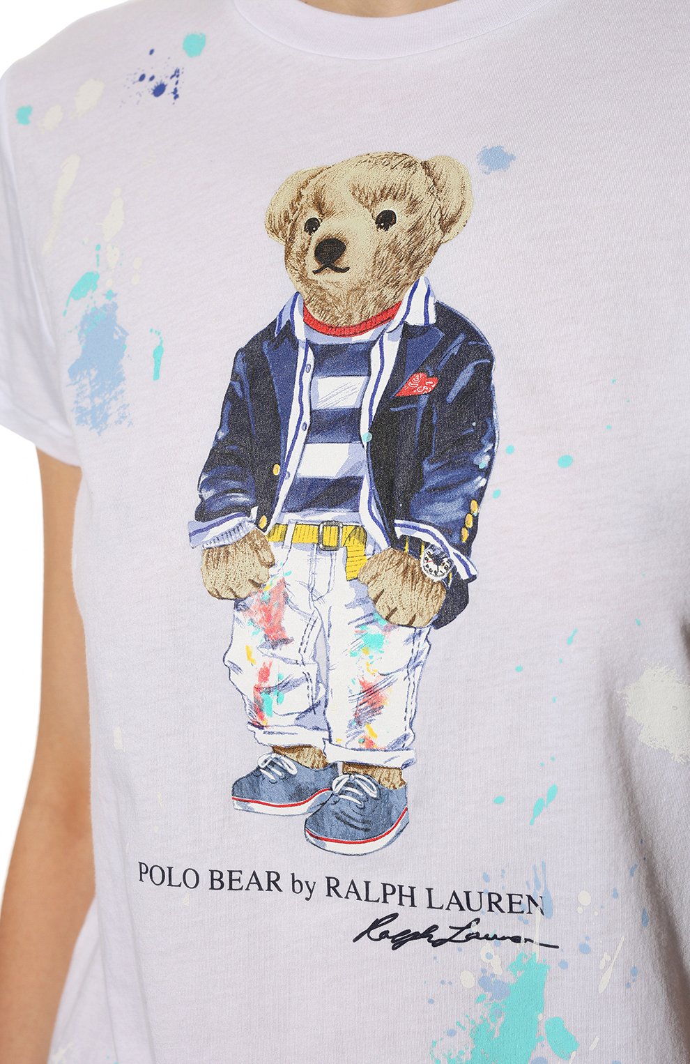Хлопковая футболка POLO RALPH LAUREN, арт. 211856643, фото 5