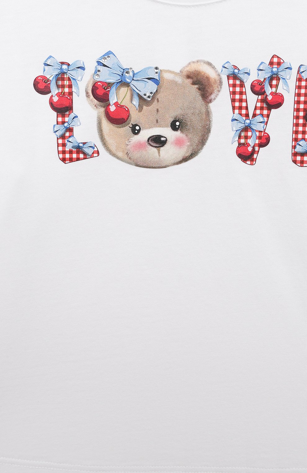 Хлопковая футболка MONNALISA, арт. 39C611., фото 3