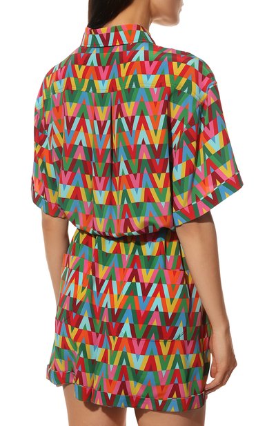 Шелковый комбинезон VALENTINO, арт. XB3VE1S26VW, фото 4