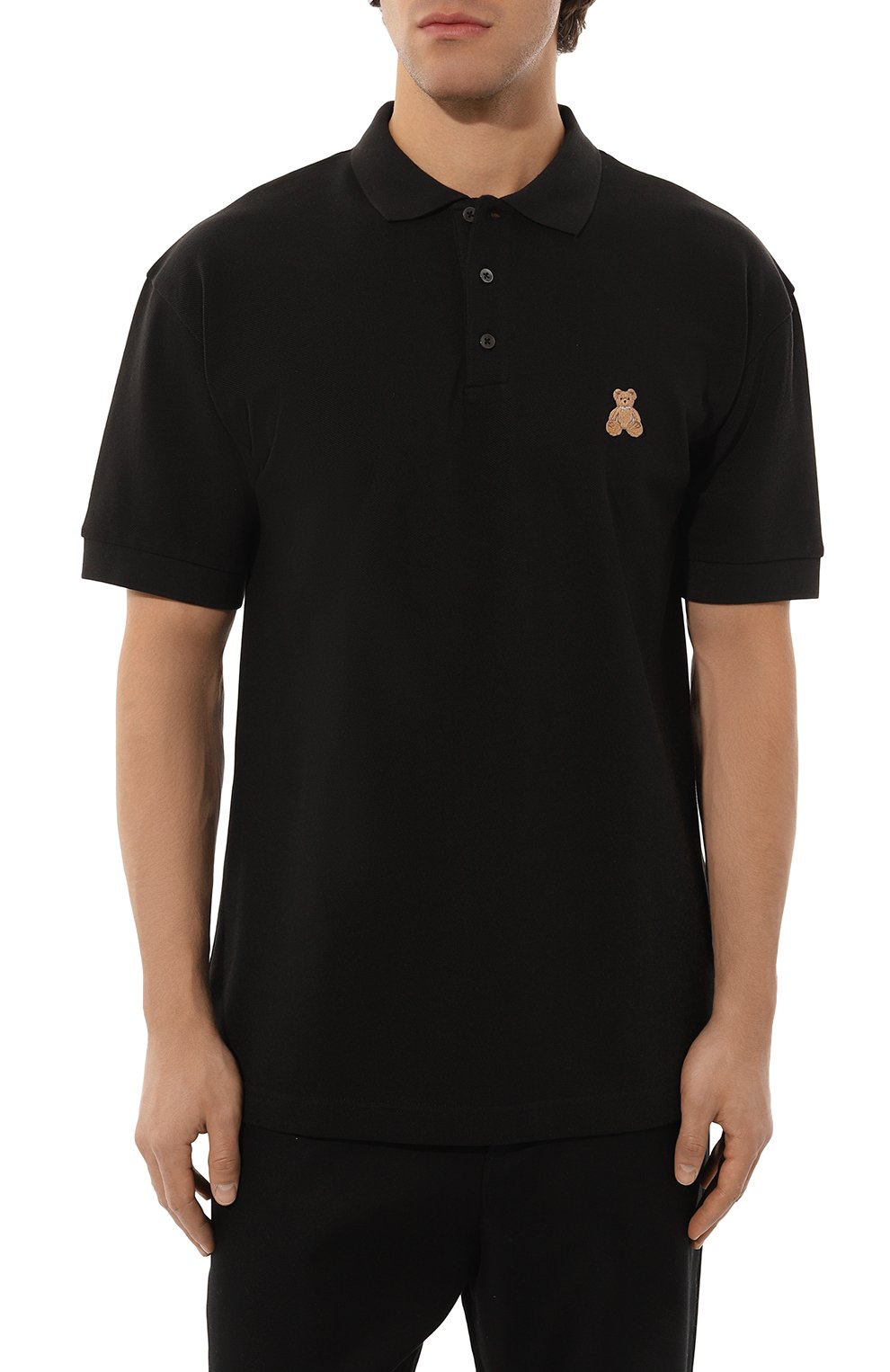 Хлопковое поло PALM ANGELS, арт. PMGB012F24FAB002, фото 3