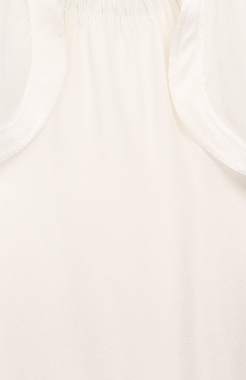 Шелковое платье CHLOÉ белого цвета по цене 43950 руб., арт. C12731/2A-5A, фото 3 Шелковое платье CHLOÉ, арт. C12731/2A-5A, фото 3