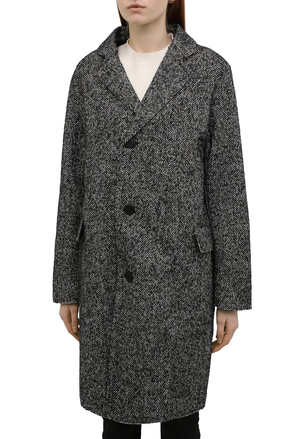 Пальто из шерсти и шелка TANAKA, арт. ST-92/TWEEDY, фото 3
