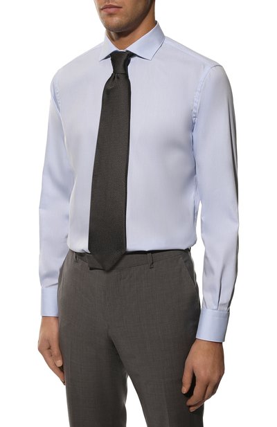 Хлопковая сорочка BROUBACK голубого цвета по цене 15700 руб., арт. S-LIPARI-538/WRINKLE FREE 5467, фото 3 Хлопковая сорочка BROUBACK, арт. S-LIPARI-538/WRINKLE FREE 5467, фото 3