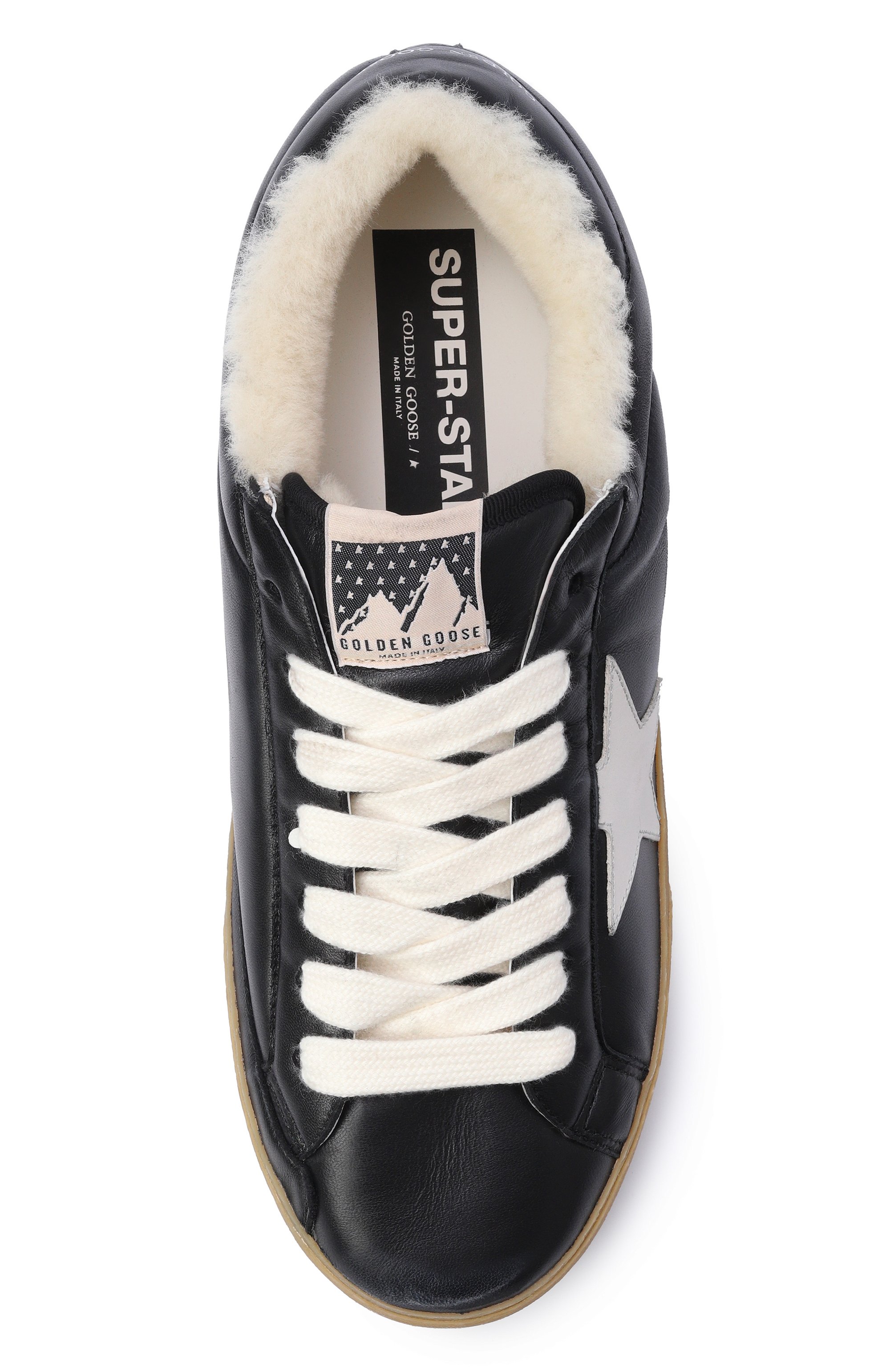 Кожаные кеды super-star GOLDEN GOOSE DELUXE BRAND, арт. GMF00828.F006567, фото 6