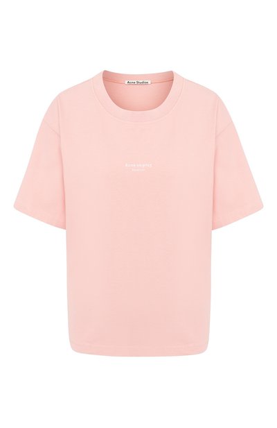 Женская хлопковая футболка ACNE STUDIOS, арт. AL0135
