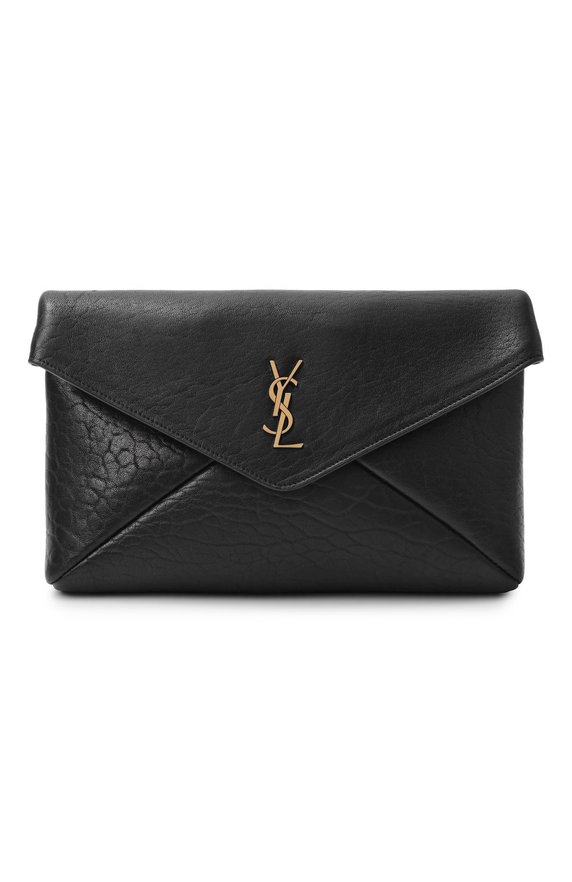 Клатч cassandre large SAINT LAURENT черного цвета по цене 137000 руб., арт. 769307/AACYT, фото 1 Клатч cassandre large SAINT LAURENT, арт. 769307/AACYT, фото 1