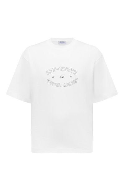 Хлопковая футболка OFF-WHITE, арт. 0MAA120F24JER00M, фото 1