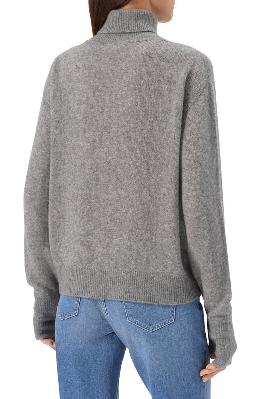 Свитер из кашемира и шелка Kiton D5672330930 Серый  D5672330930 Фото 4