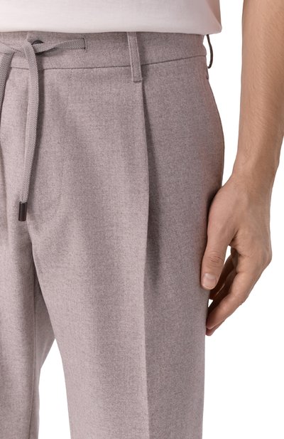 Брюки из шерсти и кашемира CAPOBIANCO, арт. 19M808.FA00., фото 5