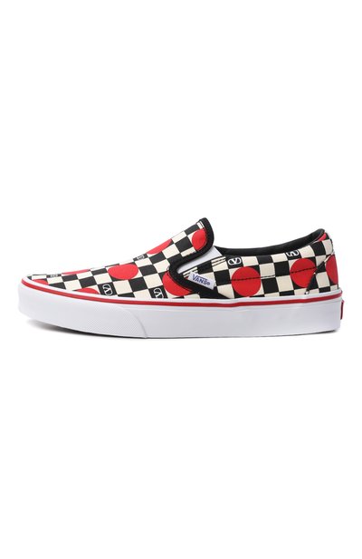 Текстильные слипоны valentino garavani x vans VALENTINO, арт. 8W2S0NY9/WHX, фото 4