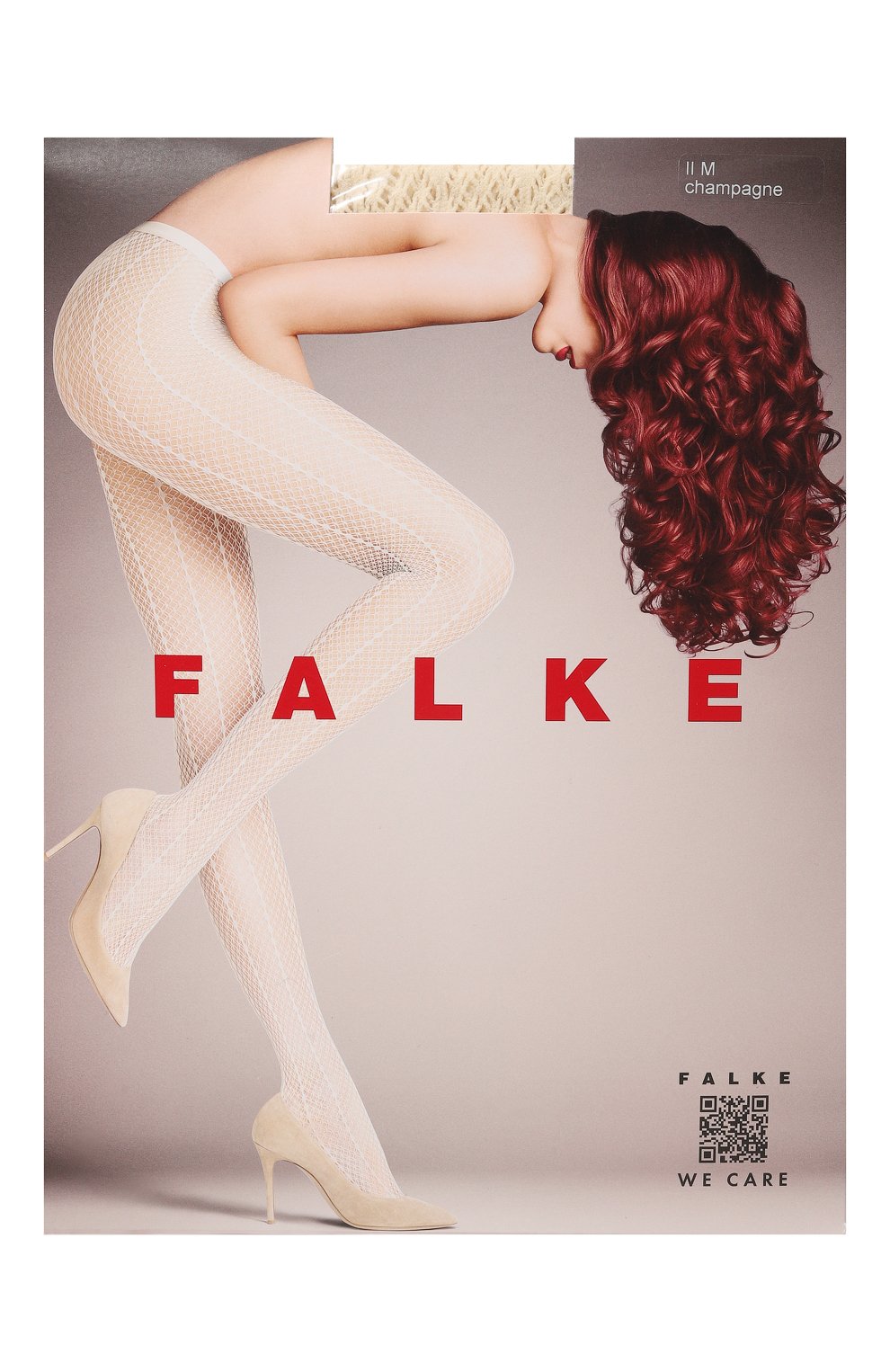 Колготки FALKE бежевого цвета по цене 3920 руб., арт. 40201, фото 1 Колготки FALKE, арт. 40201, фото 1