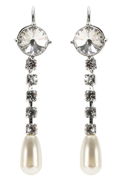 Серьги с отделкой из кристаллов MIU MIU, арт. 5JO072-2ARA-F0QCD, фото 1
