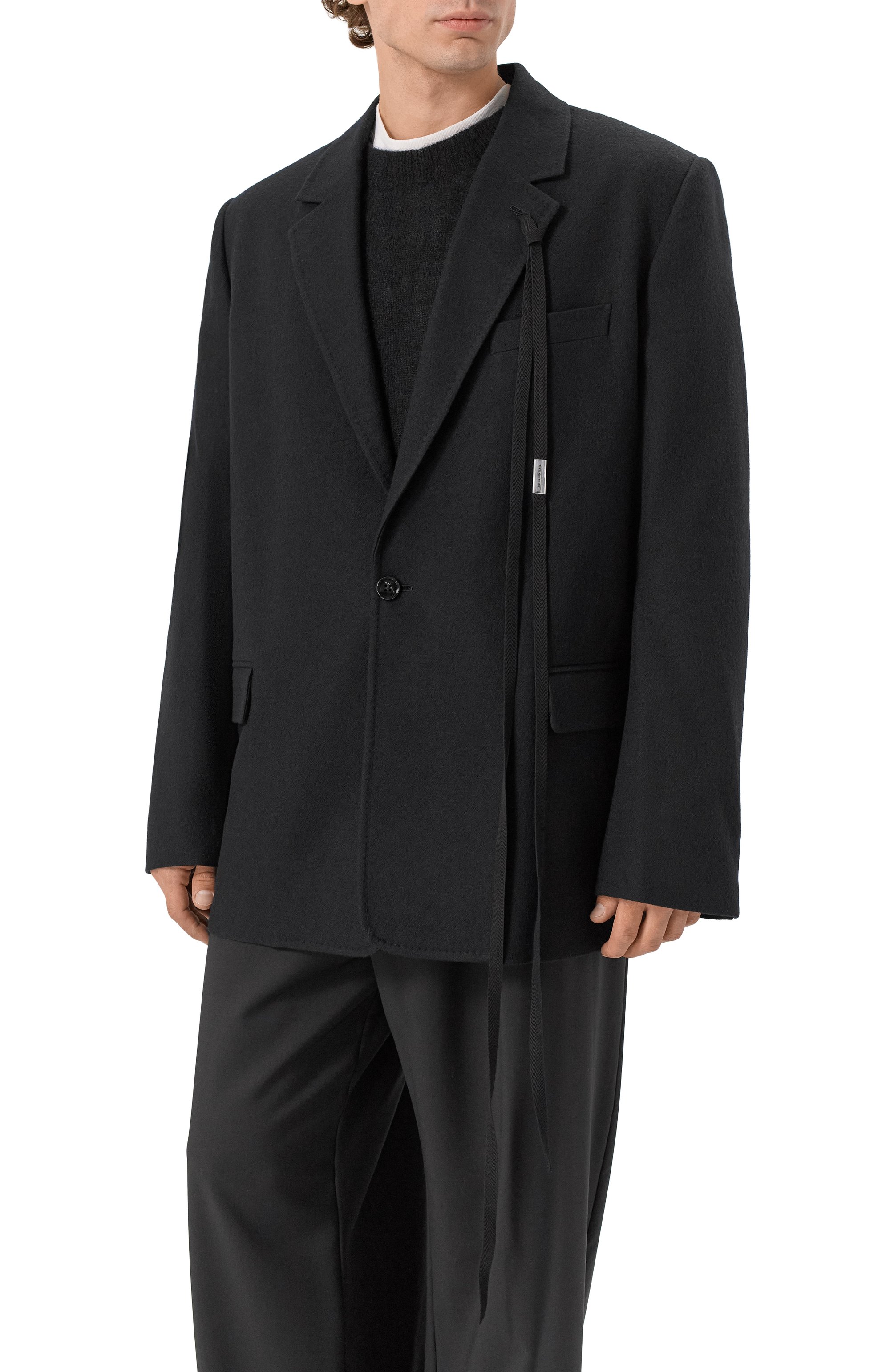 Шерстяной пиджак ANN DEMEULEMEESTER, арт. B0011594/FA207, фото 3