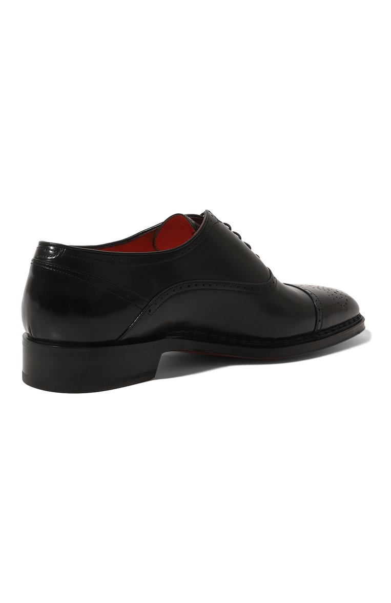 Кожаные оксфорды SANTONI, арт. MCWG18118MB1BSH3, фото 1
