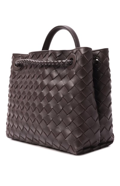Сумка andiamo small BOTTEGA VENETA темно-коричневого цвета по цене 512000 руб., арт. 766014/VCPP1, фото 4 Сумка andiamo small BOTTEGA VENETA, арт. 766014/VCPP1, фото 4