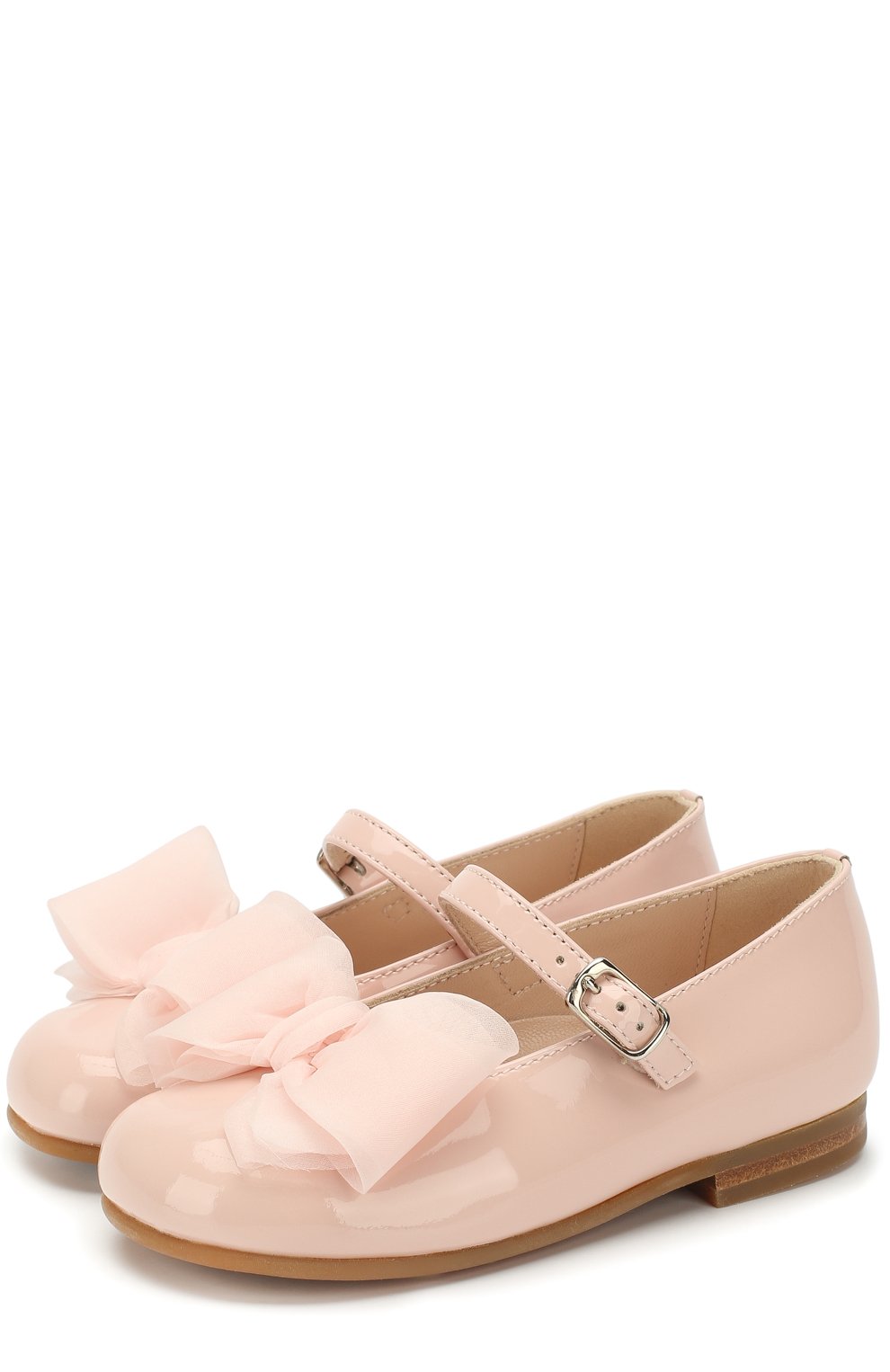 Лаковые туфли с бантом на ремешке IL GUFO, арт. G247/VIT. VERNICE/23-26, фото 1