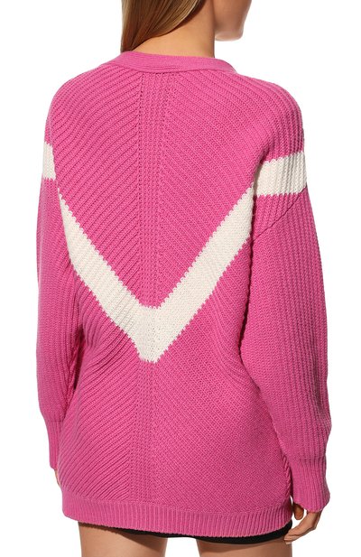 Кардиган REDVALENTINO розового цвета по цене 62650 руб., арт. XR3KA03H/6BV, фото 4 Кардиган REDVALENTINO, арт. XR3KA03H/6BV, фото 4