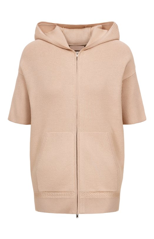 Кардиган из шелка и хлопка MVST WS61-609MU Бежевый WS61-609MU