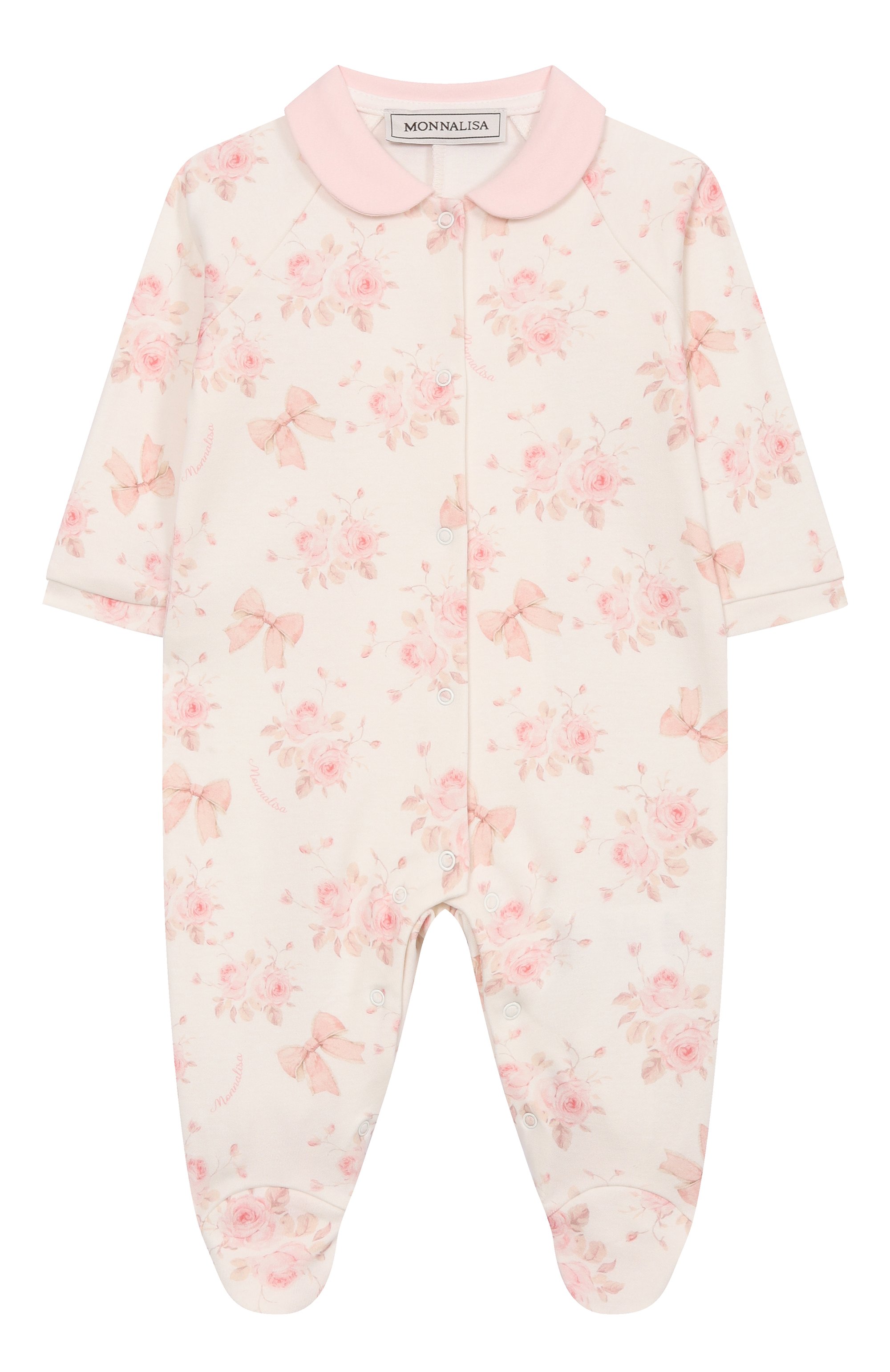 Хлопковый комбинезон MONNALISA, арт. 35F201, фото 1