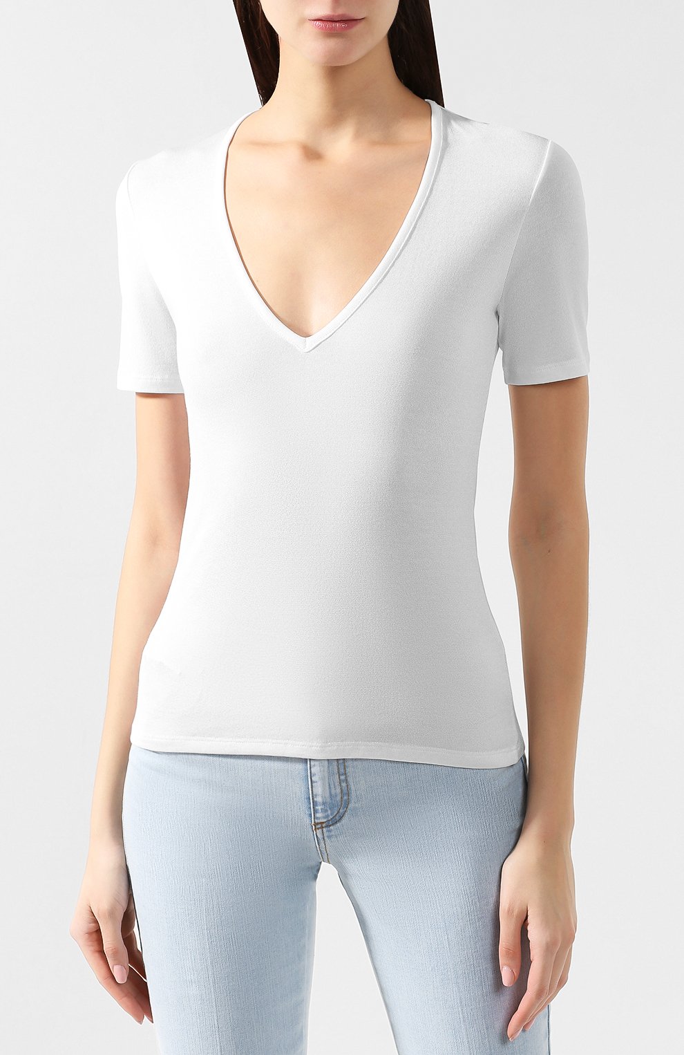 Футболка из хлопка и вискозы BALMAIN, арт. RF11412/J065, фото 3