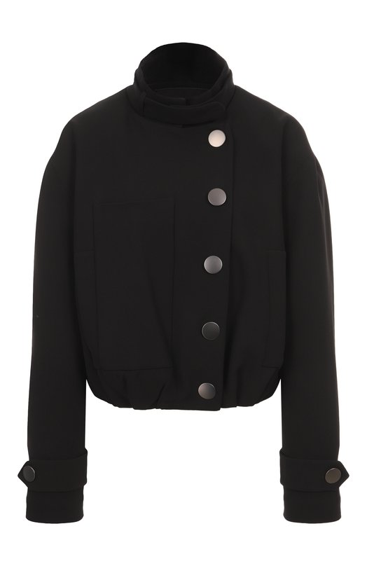 Шелковый бомбер Giorgio Armani GW001784/TE16469 Чёрный GW001784/TE16469