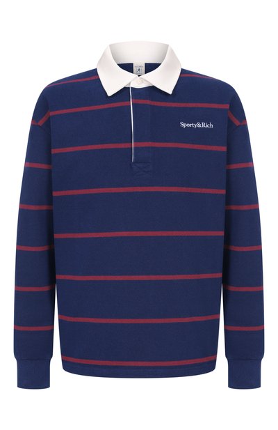 Мужское хлопковое поло SPORTY AND RICH, арт. T009562300BL134