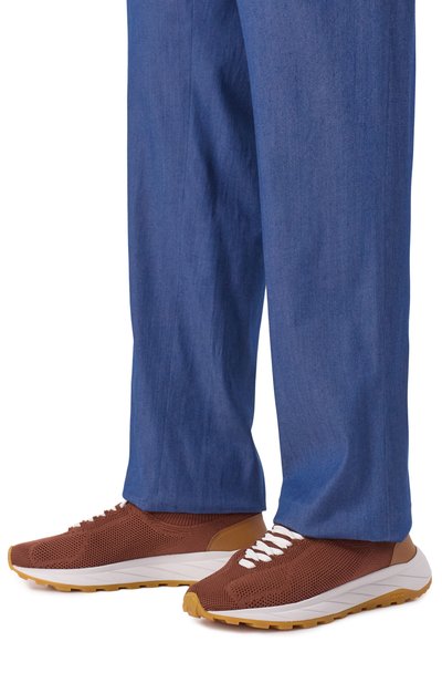 Текстильные кроссовки KITON, арт. USSA269N0133809, фото 3