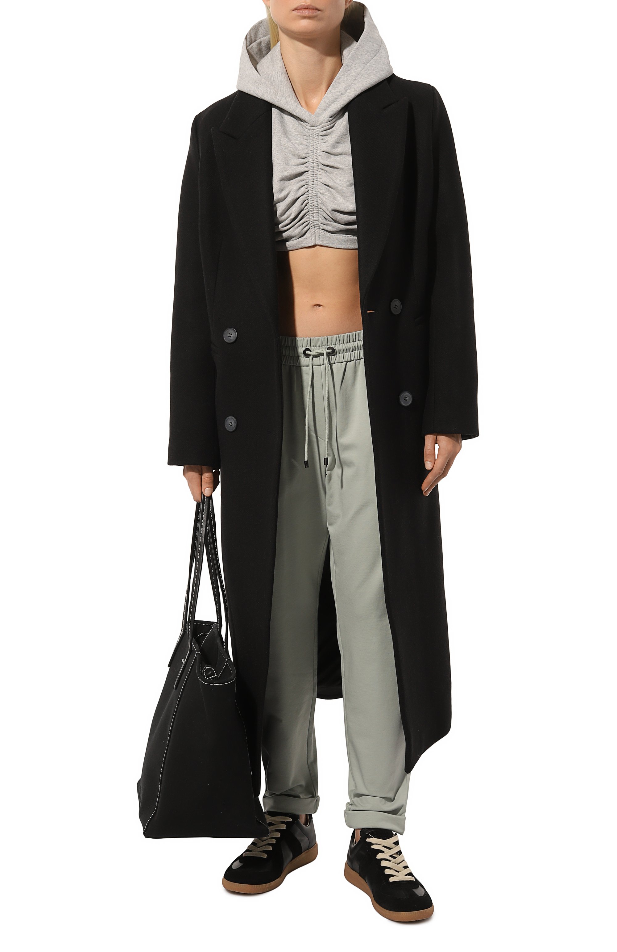 Хлопковые брюки BRUNELLO CUCINELLI светло-зеленого цвета по цене 85900 руб., арт. MH827SA399, фото 2 Хлопковые брюки BRUNELLO CUCINELLI, арт. MH827SA399, фото 2