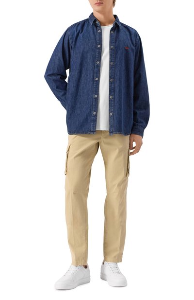 Хлопковый лонгслив ATTACHMENT, арт. AJ42-054, фото 2