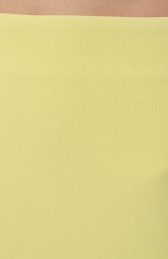Женская юбка из шелка и вискозы ELIE SAAB салатового цвета, арт. SK018N | Фото 5 (Длина Ж (юбки, платья, шорты): Миди; Материал сплава: Проставлено; Материал внешний: Шелк; Драгоценные камни: Проставлено; Женское Кросс-КТ: Юбка-карандаш; Стили: Романтичный)