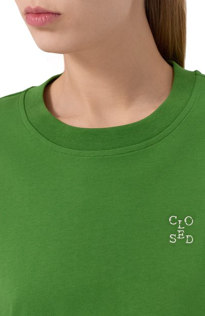Хлопковая футболка CLOSED, арт. C95446-44H-EM, фото 5