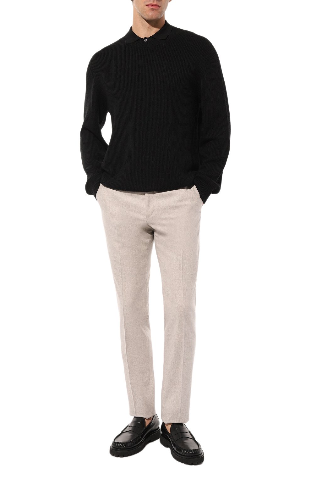 Шерстяные брюки CORNELIANI, арт. 925B01-3818117, фото 2