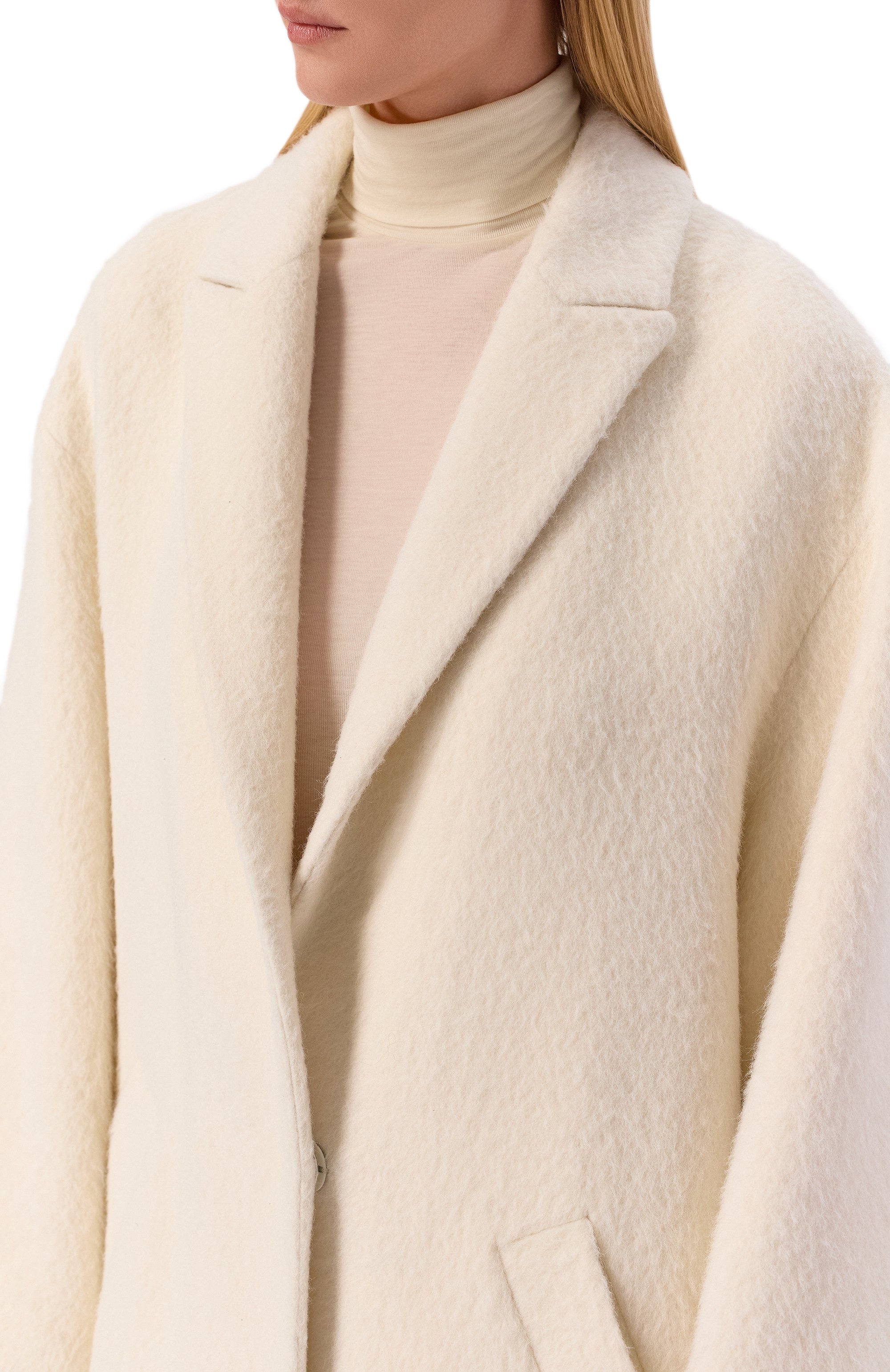 Шерстяное пальто MVST, арт. M26.2PW.C003-1/F085 BABY ALPACA, фото 5