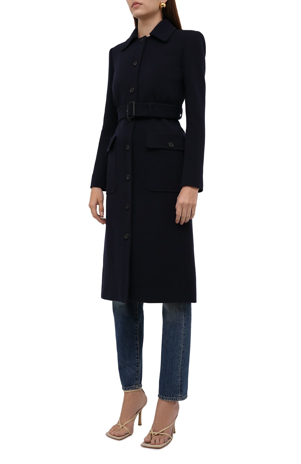 Шерстяное пальто SAINT LAURENT, арт. 658324/Y288V, фото 3