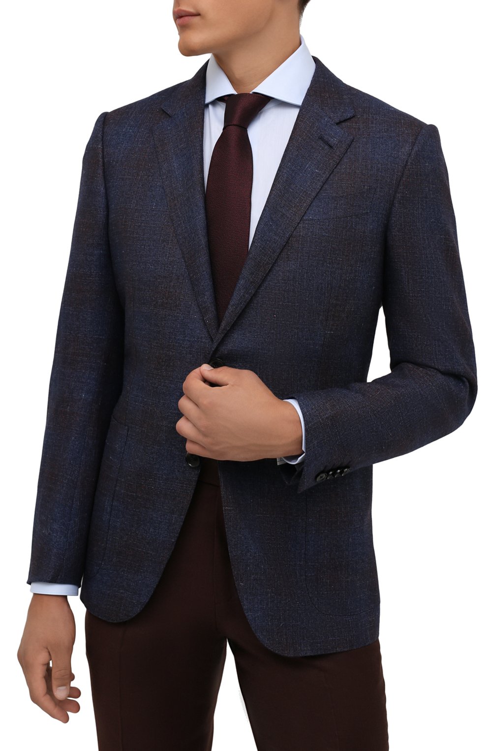 Шелковый галстук ZEGNA, арт. Z2D20T/1UM, фото 2