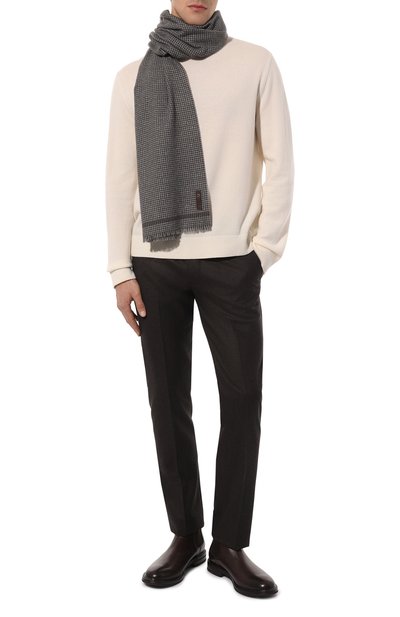 Шарф из шерсти и шелка ZEGNA, арт. Z4L04S/24K, фото 3