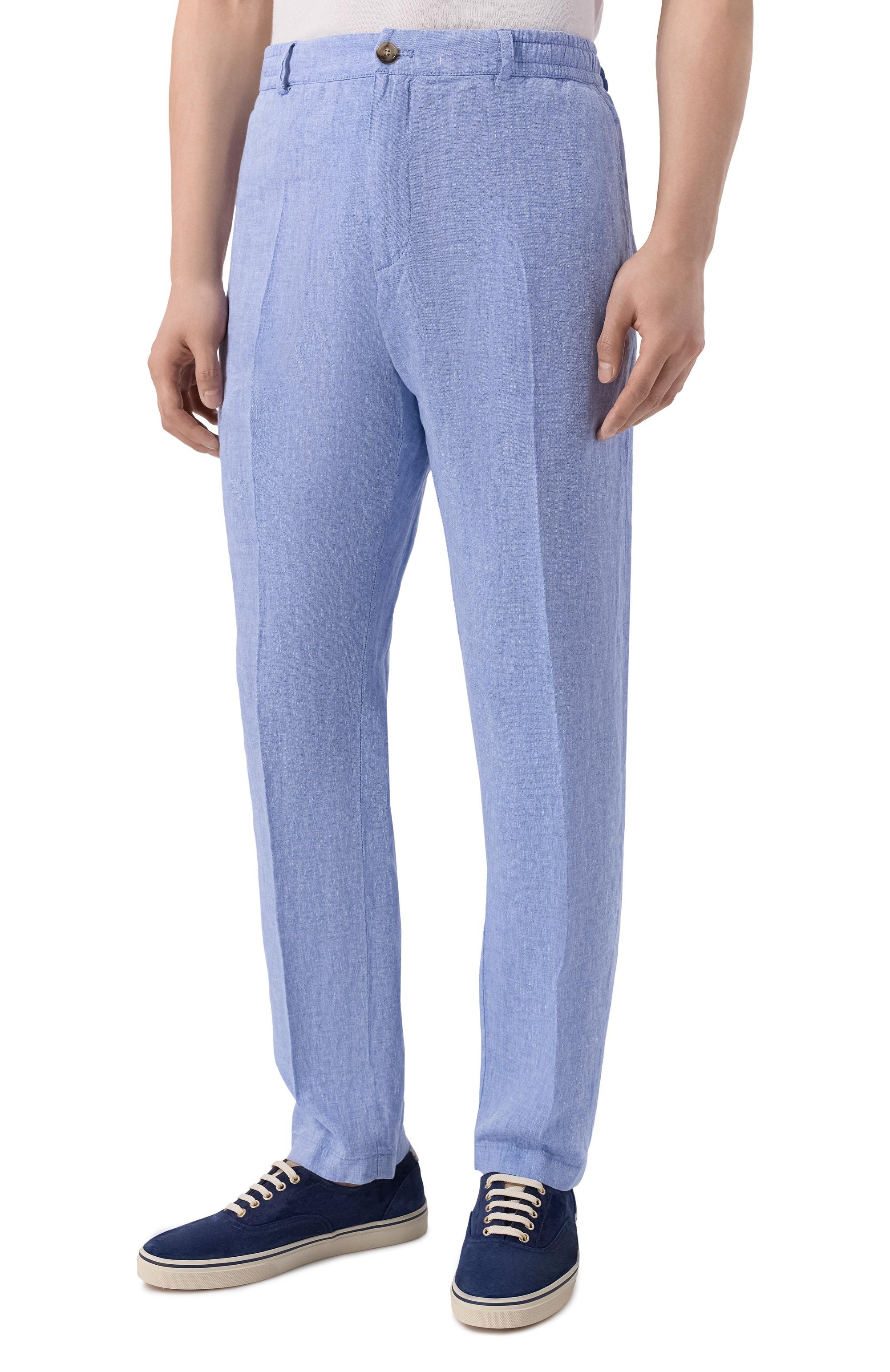 Льняные брюки PAUL&SHARK, арт. 25414041_001, фото 3