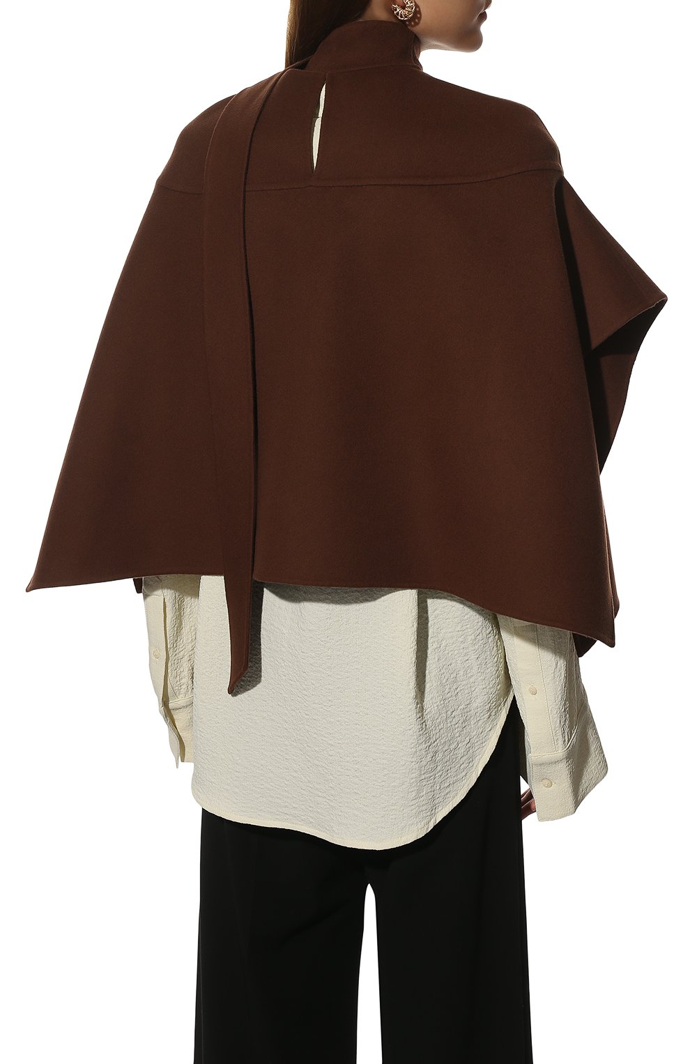 Накидка из шерсти и кашемира VALENTINO, арт. XB0CG2V06JA, фото 4