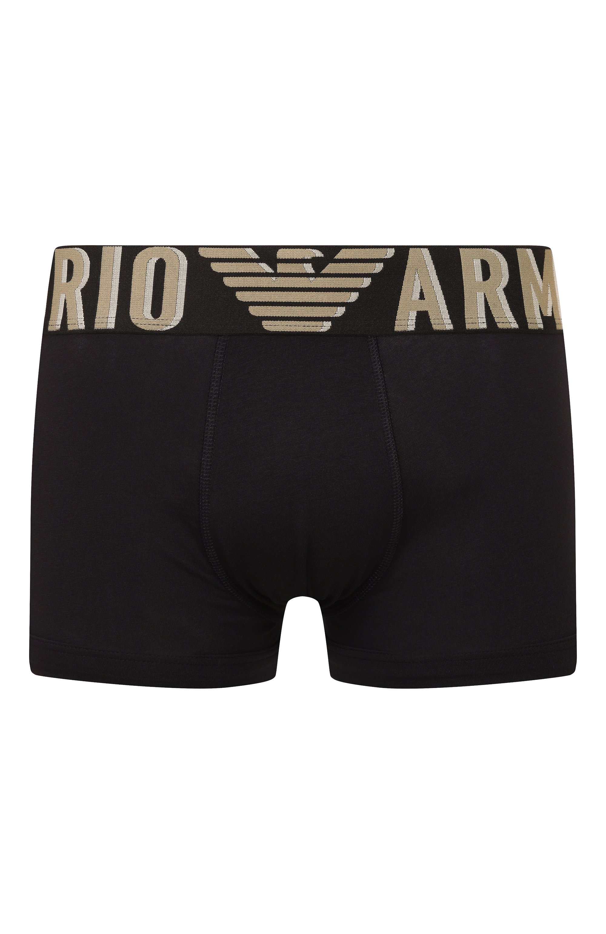 Хлопковые боксеры EMPORIO ARMANI черного цвета по цене 4195 руб., арт. EM000231/AF10772, фото 1 Хлопковые боксеры EMPORIO ARMANI, арт. EM000231/AF10772, фото 1