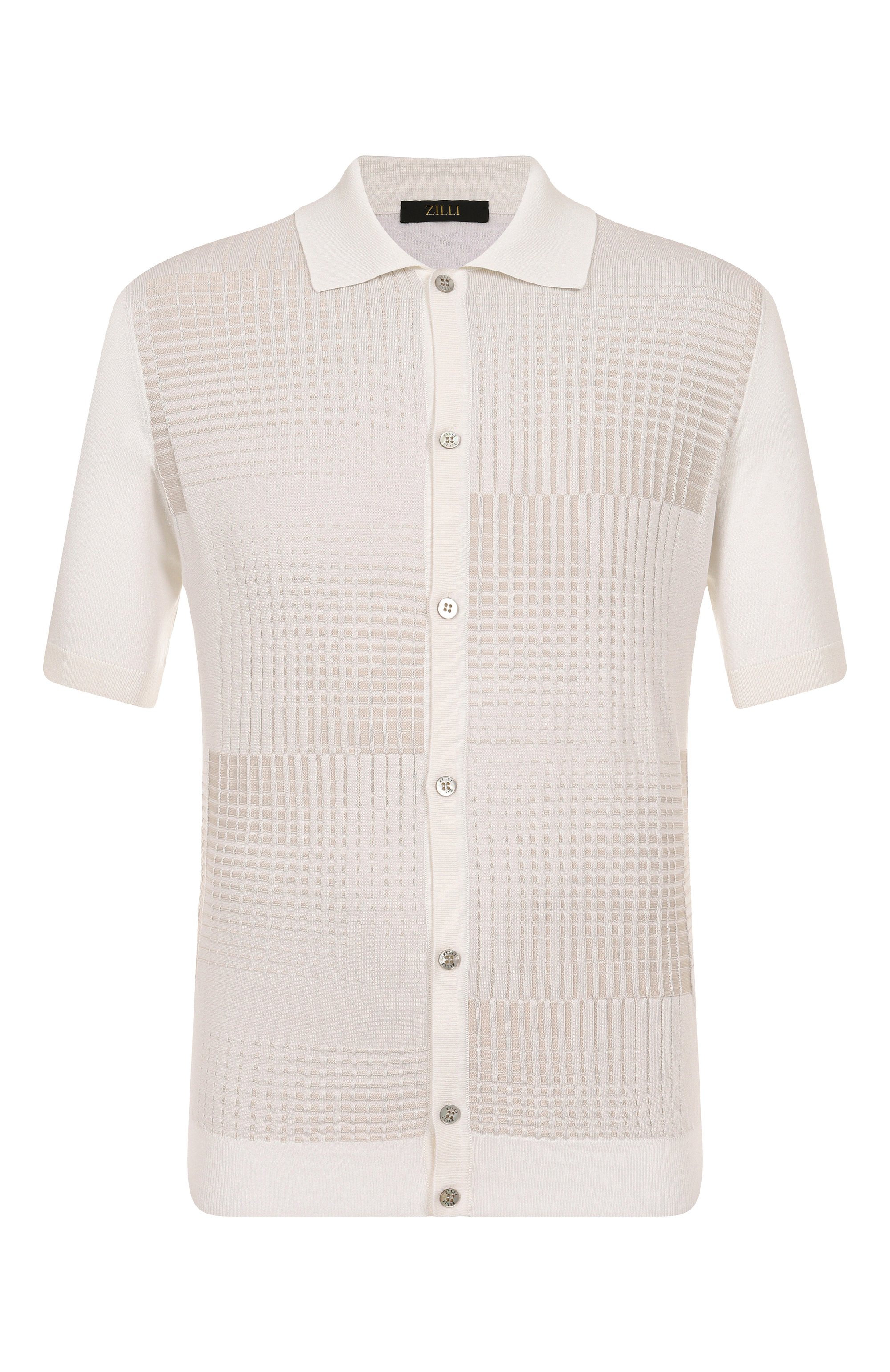 Рубашка из шелка и хлопка ZILLI, арт. KBBP02M0145VSQS00, фото 1